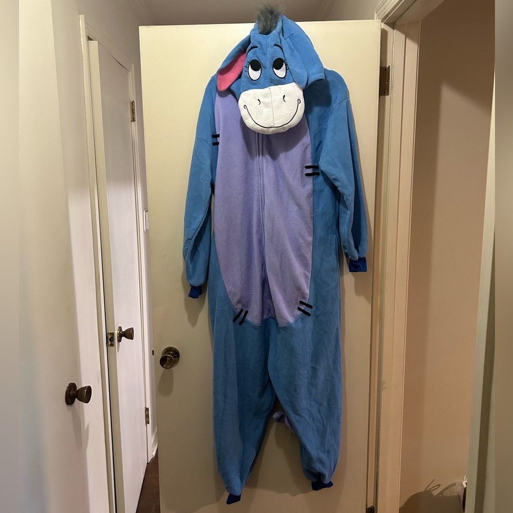 Amazon Blue and Purple Character Pajama Onesie